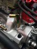 Heater hose elbow installed.JPG