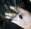 Steering column wiring connectors installed.JPG